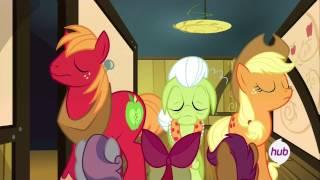 The Apple family decide Applebloom can stay home alone