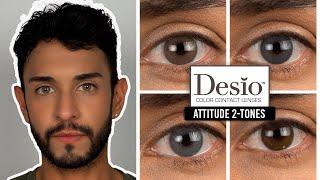 Desio Attitude Collection 2-Tones | Contact Lens Review!