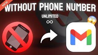 How To Create Gmail Account WITHOUT Phone Number (Unlimited 2024)