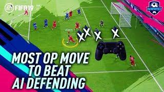 MOST OVERPOWERED ATTACKING MOVE TO BEAT AI DEFENDING in FIFA 19 DIVISION RIVALS! BEST TRICK TUTORIAL