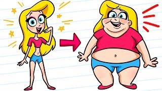 Barbara Became FAT! Animated Shorts by Avocado Couple