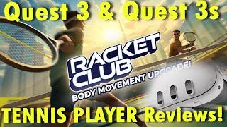 Quest 3 VR Sports Game - Racket Club - Play and Review