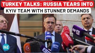 On Cam: Russian Side Lashes Out at Ukraine After Istanbul Talks, Drops Big Details on 6,000 Bodies