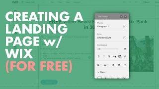 How to Create a Landing Page in Wix in 14 mins [FREE]