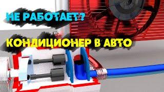 Как работает кондиционер в автомобиле?, Не работает кондиционер? основные неисправности