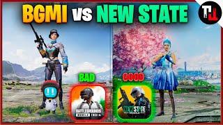 BGMI vs NEW STATE MOBILE || Pubg New State vs BGMI || Pubg New State Vs Bgmi Comparison