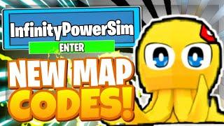 ALL NEW *NEW MAP* UPDATE OP CODES! Roblox Infinity Power Simulator