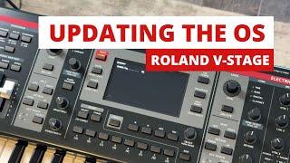 Roland V-Stage -  Updating the Operating System