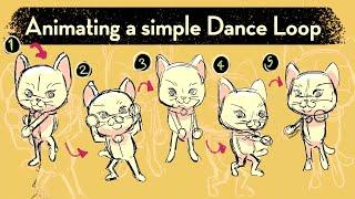 Animating a simple dance loop for a 2D character