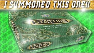 I SUMMONED THIS ONE!!! - 22-23 Upper Deck Stature Hobby Box  - Hockey Card Break