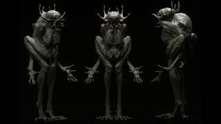 "Self-Preservation Offspring" Time-lapse digital sculpting in zbrush