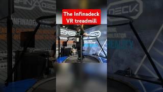 This is the Infinadeck  #infinadeck  #vrtreadmill #vrtech #cooltech