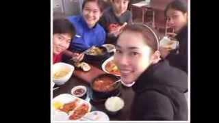 Player cannot resist Korean food.