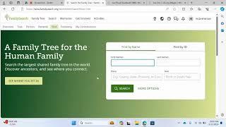 Overview of FamilySearch
