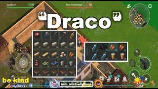 "Draco" using tanning rack to block | REVENGE RAID| 1 c4 needed - Last Day On Earth: Survival