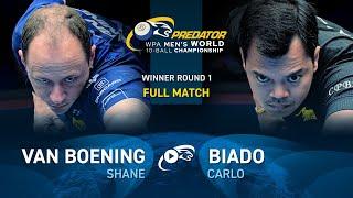 VAN BOENING vs BIADO ▸ 2024 WPA PREDATOR WORLD CHAMPIONSHIP MEN'S 10-BALL