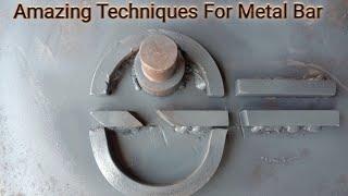 Awesome Techniques For Round Bar Bending / Home Made Diy Tools /How To Make Bar Bending Machine