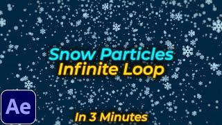 Snow Particles Tutorial in After Effects | Snow Particles Loop Animation