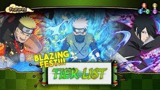 RANKING ALL 23 BLAZING FEST UNITS! COMPLETE BLAZING FEST TIER LIST! | Naruto Ninja Blazing