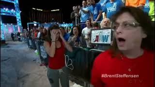 Brent Steffensen's Shocking Stage 1 Fail - American Ninja Warrior 2016