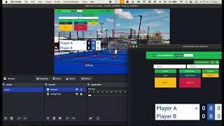 How to add a Padel Scoreboard overlay to my OBS live stream.