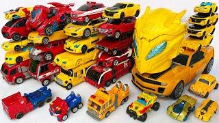 Full Tobot Transformers Robots: Giant BUMBLEBEE Adventure vs Siren Head & Superheros Transformations