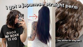 I Got A Japanese Straight Perm + (How I Grew My Hair Long)