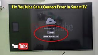 How to fix youtube can't connect right now