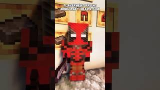 Minecraft: Deadpool Armor Trim #deadpool #minecraft #shorts