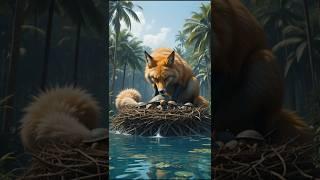 Brave Turtle vs Deadly Fox | Emotional Animal Story That Will Break Your Heart