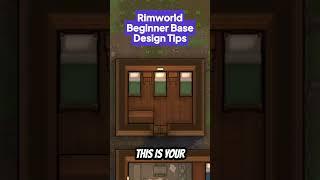 [RimWorld] Rimworld Beginner Base Design Tips #shorts #gaming #rimworld