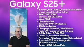 Galaxy S25 Plus Specs | Galaxy S25 Ultra Case Video | One UI 7 Release Date