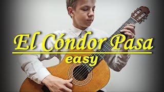 Daniel Robles - El Cóndor Pasa (Полёт кондора) | easy guitar cover