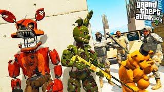 АНИМАТРОНИКИ СПАСАЮТ ФРЕДДИ В ГТА 5 МОДЫ! FNAF ОБЗОР МОДА В GTA 5 ! ИГРА ГТА ВИДЕО MODS