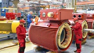 Huge Electric Motor Machine Manufacturing & Assembling Process - Amazing Factory Machines Working