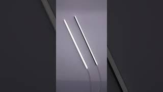 4mm 5000K COB LED Strip Within Black & Silver Micro Corner Profile