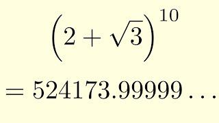 Why Is This Almost An Integer?