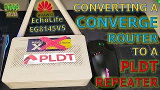 Converge Router as a PLDT WiFi Repeater (Huawei EchoLife EG8145V5)