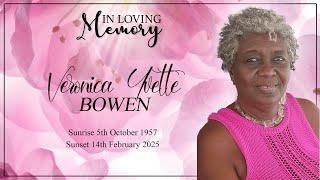 In Loving Memory of Veronica Yvette Bowen - Obituary