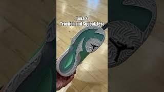 Jordan Luka 3 Traction and Squeak Test #lukadoncic #jordan