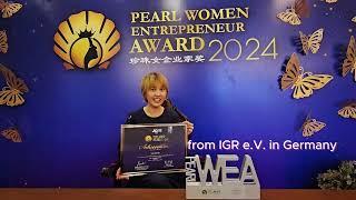 TOP CREATIVE AWARD - JCI Pearl Women Entrepreneur Award 2024