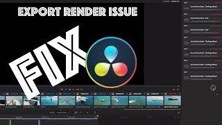 How to fix "Render Job Failed" Error | DaVinci Resolve 16