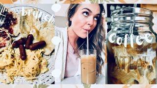 VLOG // brunch, starting online grad school & coffee addiction | KatieVision