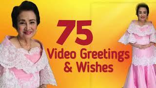 75 Video Greetings for Mommy's Milestone Birthday | Olga@75