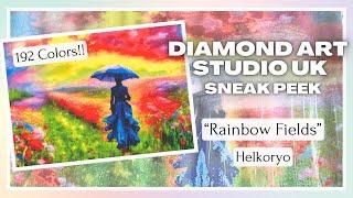 Sneak Peek! MAX Color "Rainbow Fields" from Diamond Art Studio UK and artist Helkoryo 