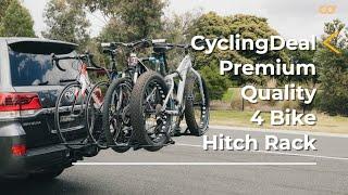 CyclingDeal Premium Quality 4 Bike Hitch Rack CD-EP-H4