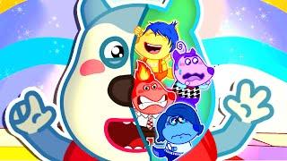 Inside Out 2 - If Emotions Rules Me! Wolfoo and Funny Stories for Kids | Cartoons for Kids