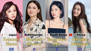 Top 50 Most BEAUTIFUL ASIAN FEMALE CELEBRITIES