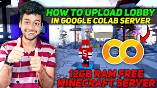 How To Upload Lobby in Google Colab Minecraft Server | Google Colab Minecraft Server