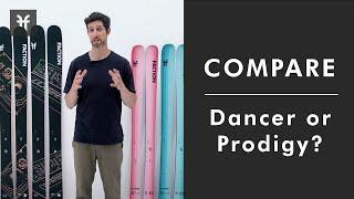 Differences between Prodigy and Dancer Series: Faction Skis 23|24